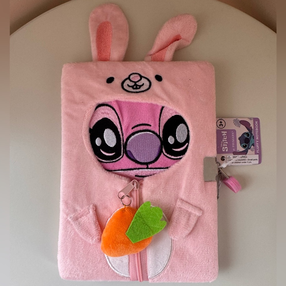 Disney Lilo & Stitch, Angel dressed as a Bunny Fluffy Notebook